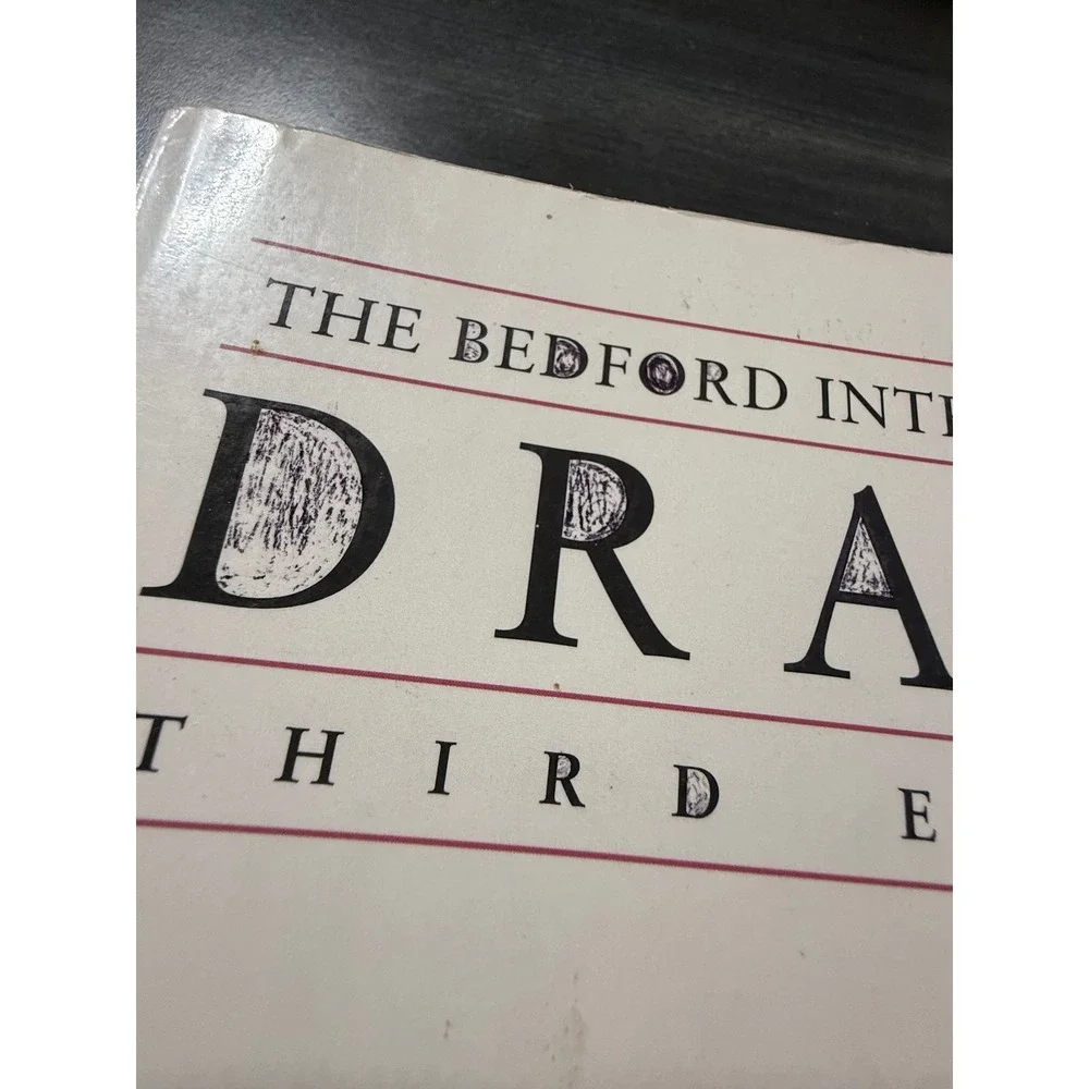 The Bedford Introduction to Drama Third Edition Lee A Jacobus Paperback Book